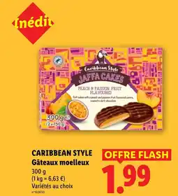 Lidl CARIBBEAN STYLE Gâteaux moelleux offre