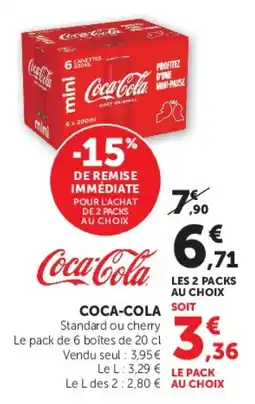 Super U Coca-cola offre