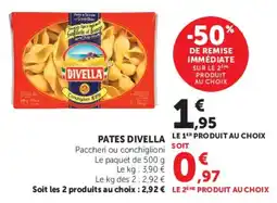 Super U Pates divella offre