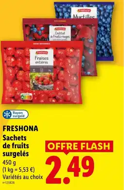 Lidl FRESHONA Sachets de fruits surgelés offre