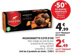 Super U Mignonnette cote d'or offre