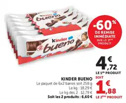 Super U Kinder bueno offre