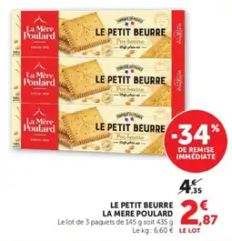Super U Le petit beurre la mere poulard offre