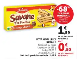 Super U P'tit moelleux savane offre