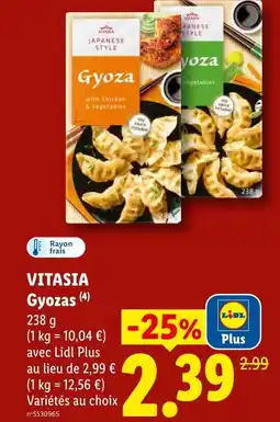 Lidl VITASIA Gyozas offre