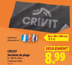 Lidl CRIVIT Serviette de plage offre