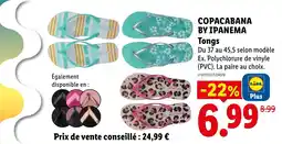 Lidl COPACABANA BY IPANEMA Tongs offre