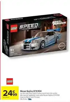 Lego - nissan skyline gtr r34