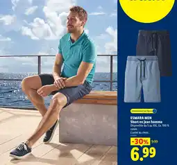 Lidl ESMARA MEN Short en jean homme offre