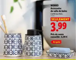 Lidl WENKO Accessoire de salle de bains offre
