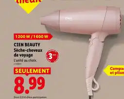 Lidl CIEN BEAUTY Sèche-cheveux de voyage offre