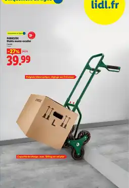 Lidl PARKSIDE Diable monte-escalier offre
