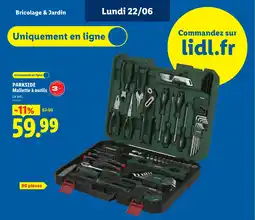 Lidl PARKSIDE Mallette à outils offre