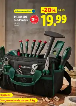 Lidl PARKSIDE Set d'outils offre