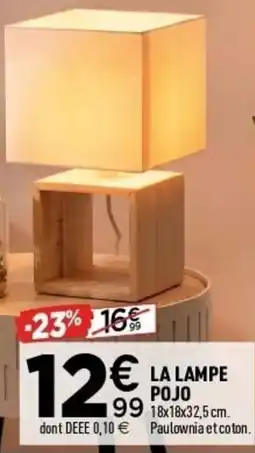 Centrakor La lampe pojo offre