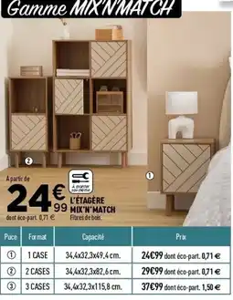 Centrakor L'étagère mix'n match offre