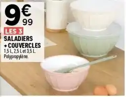 Centrakor Saladiers + couvercles offre