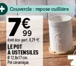 Centrakor Le pot a ustensiles offre