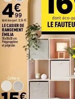 Centrakor Le casier de rangement émilia offre