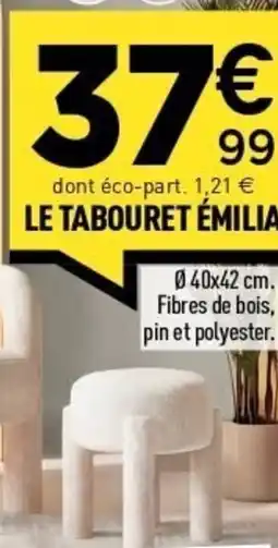 Centrakor Le tabouret émilia offre