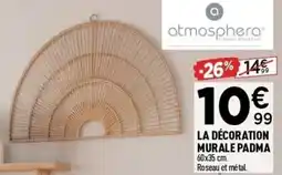 Centrakor La décoration murale padma offre