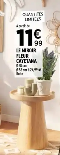 Centrakor Le miroir fleur cayetana offre