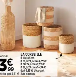 Centrakor La corbeille offre