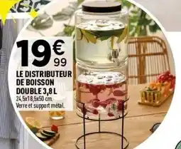 Centrakor Le distributeur de boisson double offre