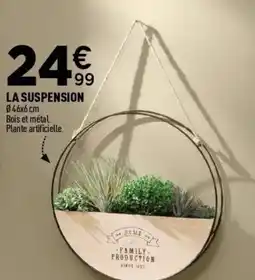 Centrakor La suspension offre