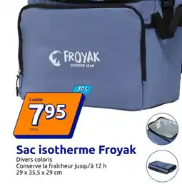 Action FROYAK Sac isotherme offre