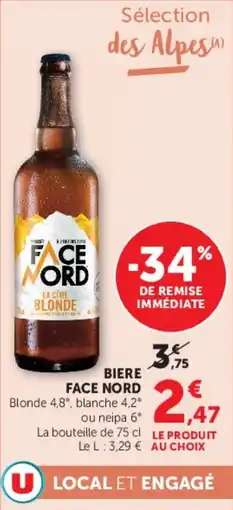 Super U Biere face nord offre