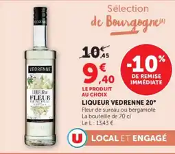 Super U Liqueur vedrenne 20° offre