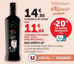 Super U Neo spritz 15° offre