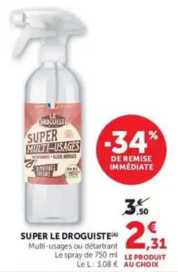 Super U Super le droguiste offre