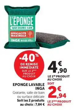 Super U Eponge lavable inga offre