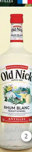 Intermarché Express Old nick rhum blanc traditionnel offre