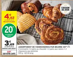 Intermarché Express Assortiment de viennoiseries pur beurre offre