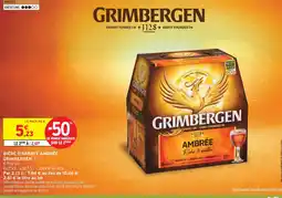 Intermarché Express Grimbergen bière d'abbaye ambrée offre