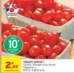 Intermarché Express Tomate cerise offre