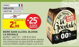 Intermarché Express La goudale bière sans alcool blonde offre