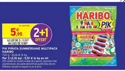 Intermarché Haribo pik piñata summergame multipack offre