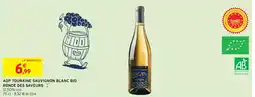 Intermarché Ronde des saveurs aop touraine sauvignon blanc bio offre