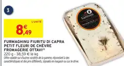 Intermarché Fromagerie ottavi furmaghinu fiuritu di capra petit fleuri de chèvre offre