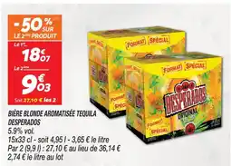 Netto Desperados bière blonde aromatisée tequila offre