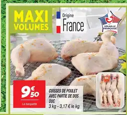 Netto Duc cuisses de poulet avec partie de dos offre