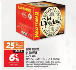Netto La goudale bière blonde offre