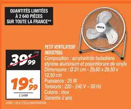 Netto Jocca petit ventilateur industriel offre