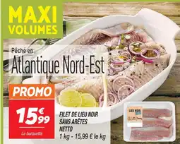 Netto Netto filet de lieu noir sans arêtes offre