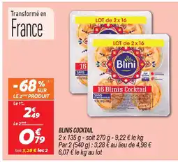 Netto Blini blinis cocktail offre