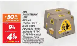 Netto Leffe bière d'abbaye blonde offre